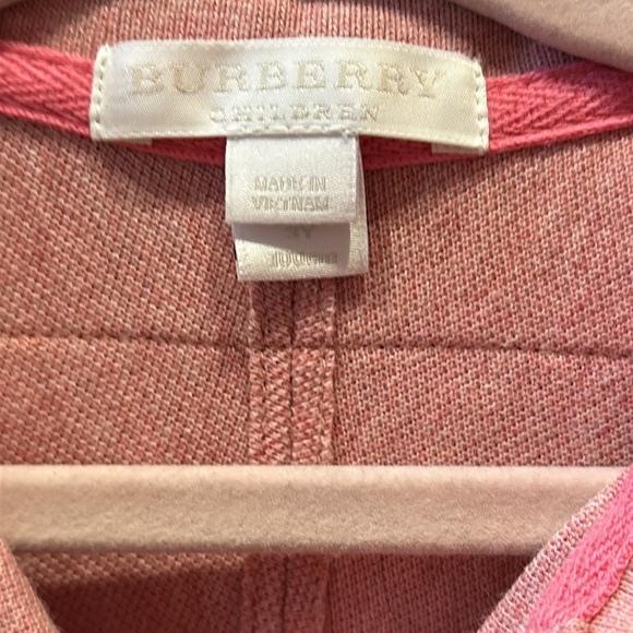 Burberry Pink Toddler Polo Dress Size 3T - Picture 3 of 5